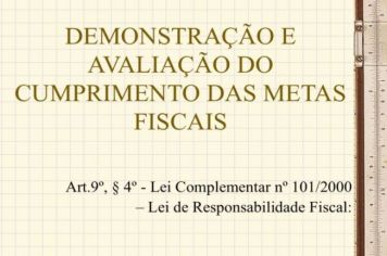 RELATÓRIO DE AVALIAÇÃO DAS METAS FISCAIS 2º QUADRIMESTRE DE 2021