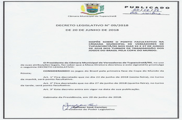 Decreto Legislativo 09/2018.